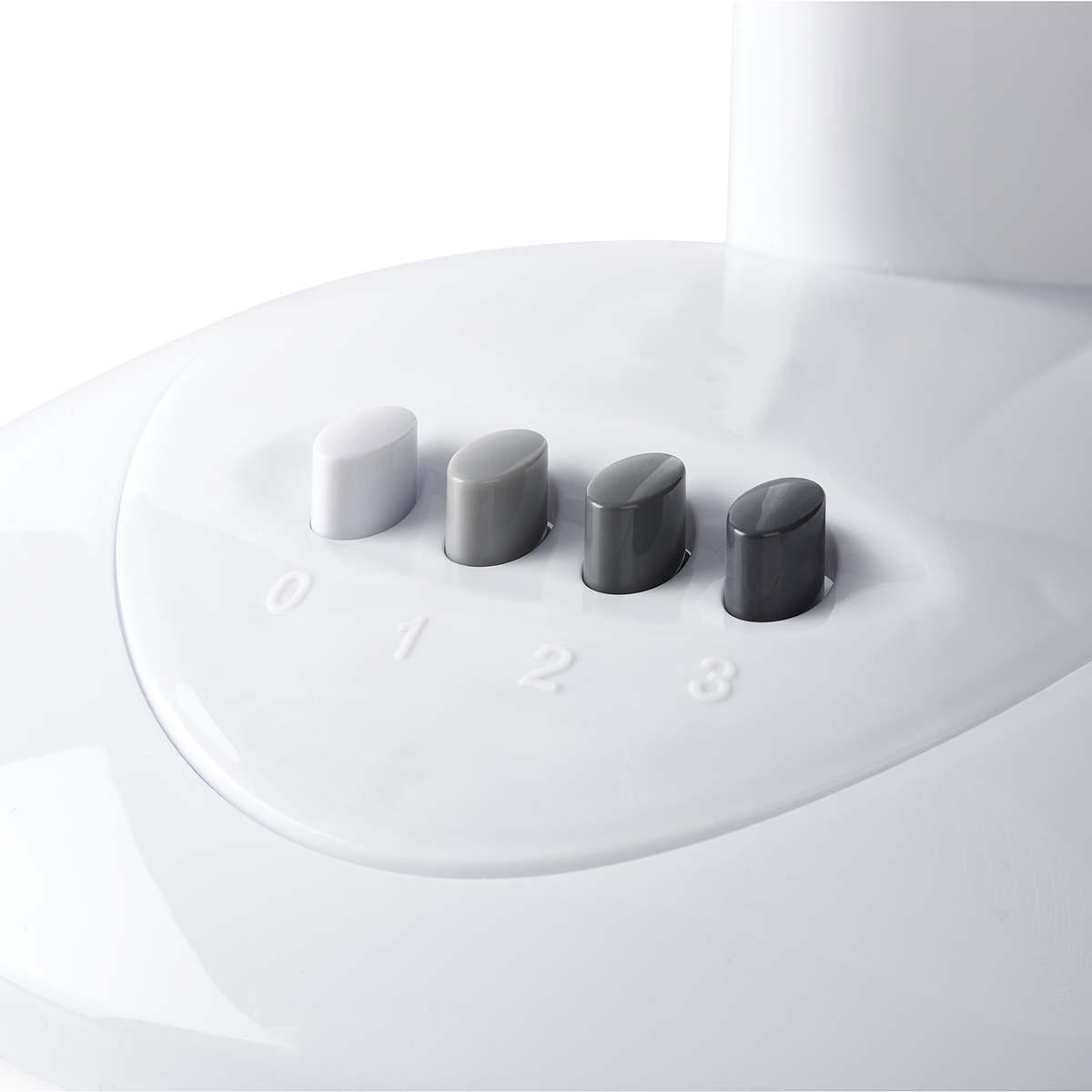 Ventilateur de table - diamètre: 40 cm | 45 w | oscillation | 3 vitesses | blanc