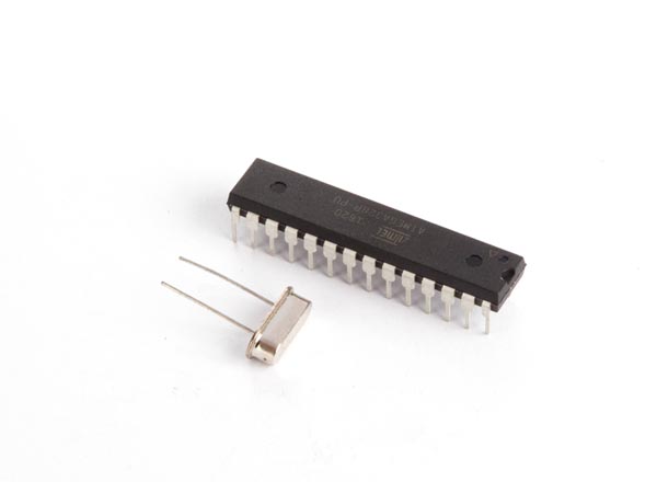 Atmega328p ci mcu avec bootloader arduino® uno et 16 mhz crystal