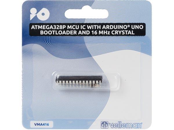 Atmega328p ci mcu avec bootloader arduino® uno et 16 mhz crystal