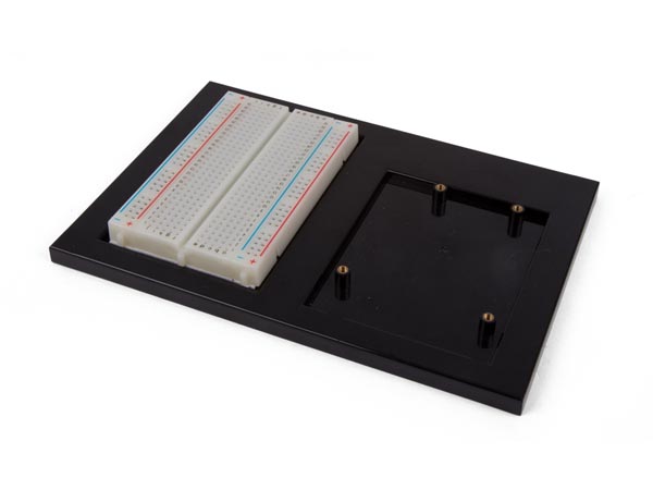 Support de projet pour carte de développement arduino® uno + platine d'expérimentation