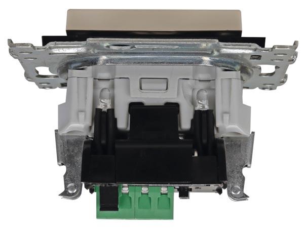 Interface pour boutons-poussoirs niko® simples ou doubles avec led de notification d'état oranges
