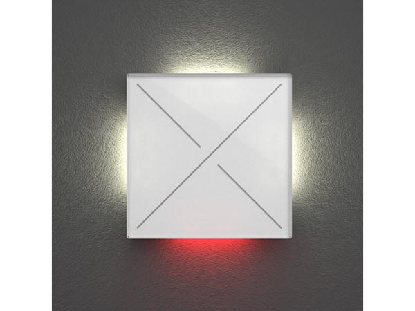 Module de commande edge lit avec 4 touches tactiles, pur blanc mat