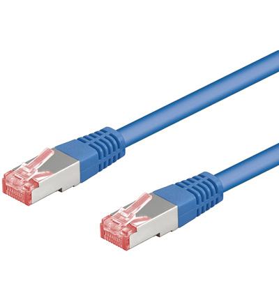 Cat 6-200 sstp pimf blue 2m