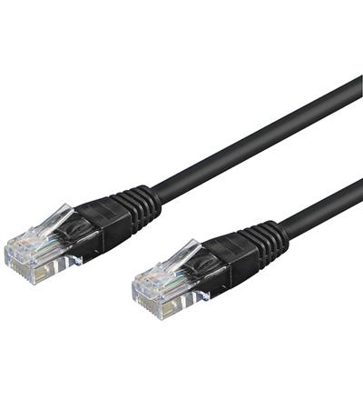 Cat 5-200 utp black 2m