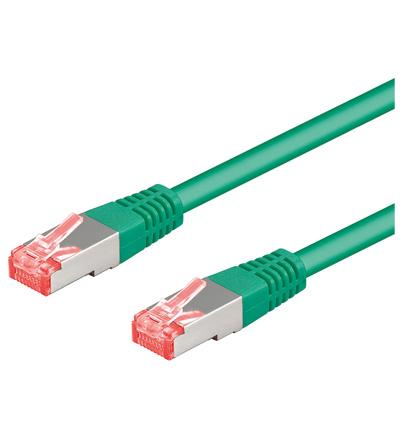 Cat 6a-100 sstp pimf grün 1m