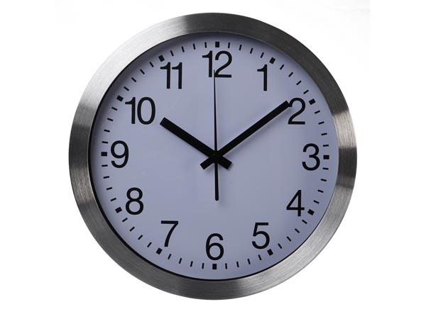 Horloge murale dcf en aluminium - Ø 30 cm