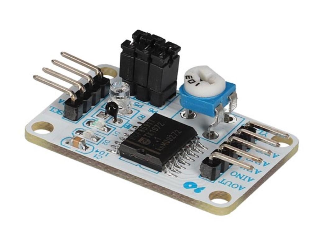 Module convertisseur ad/da, acquisition de données sur 8 bits, interface i2c