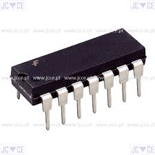 Cmos dual 4-channel analog data selector dip16