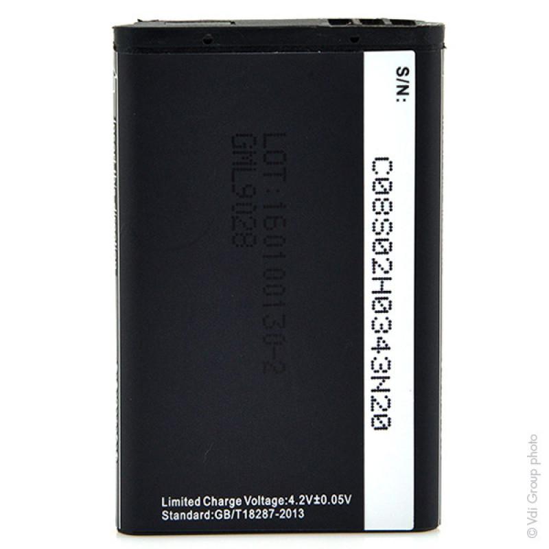 Batterie pour  gsm / radio / gps ... 3.7v 1000mah 53mm (l) x 33,9mm (l) x 5,7mm (h)