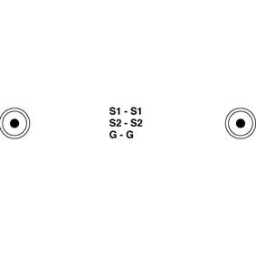Cordon audio-vidéo jack mâle 2.5mm stéréo / jack mâle 2.5mm stéréo l=1.20m