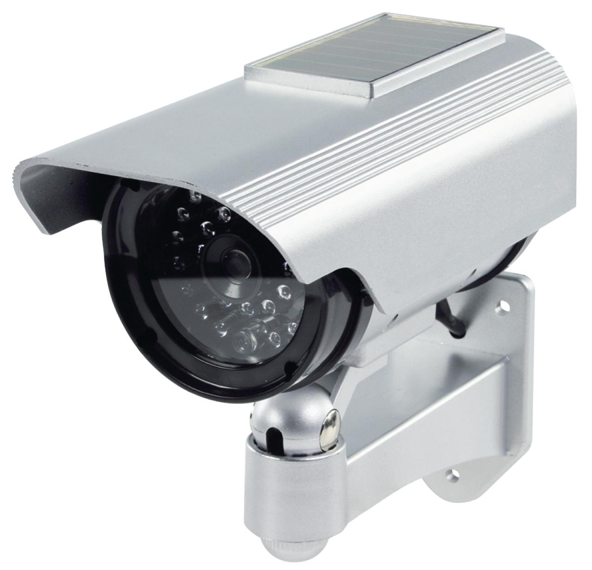 E44-Camera factice exterieure avec panneau solaire et led clignotante à  24,90 €