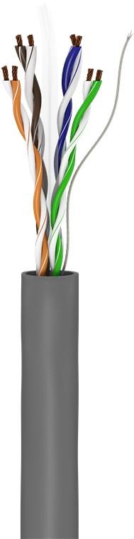 Cable réseau cat6a u/utp (simple blindage) 10/100/1000 mbps (pimf) l=100m