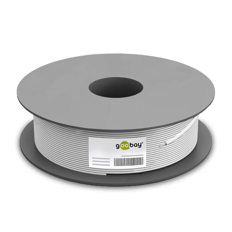 Cable réseau cat6a u/utp (simple blindage) 10/100/1000 mbps (pimf) l=100m