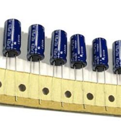 Condensateur chimique radial 2.2uf 25v 4x7 85°c