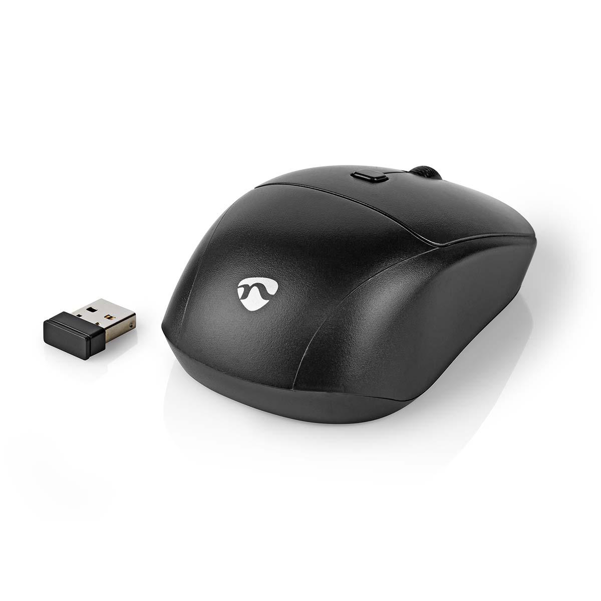 Kit clavier et souris sans fil nedis 800 / 1200 / 1600 dpi azerty