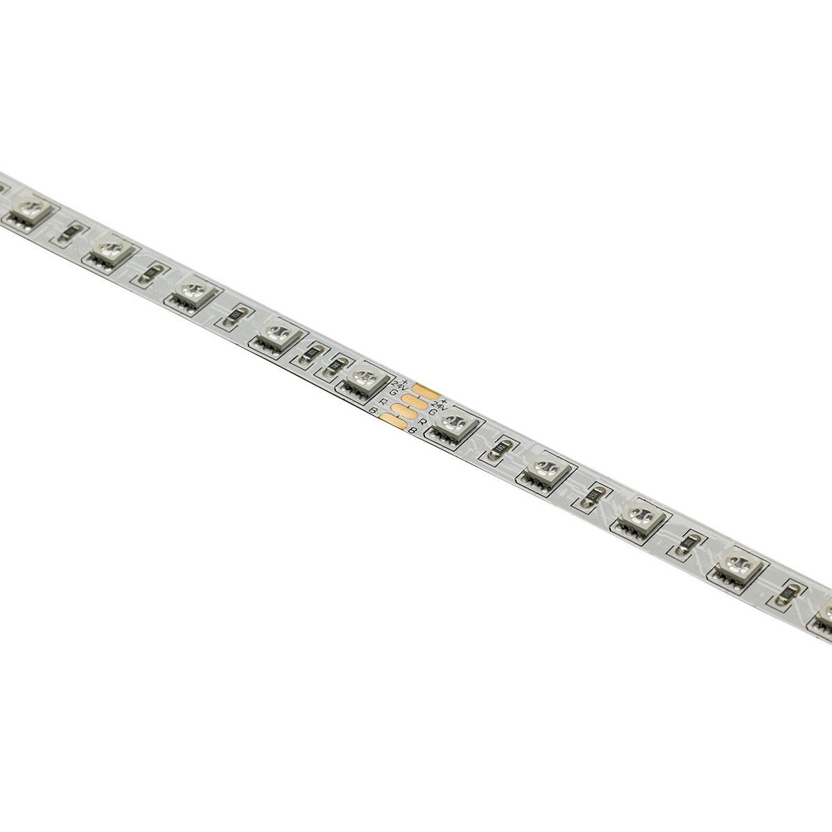 Ruban à leds trichromiques rouleau de 5 mètres ? ip20 ? 60 leds/mètre