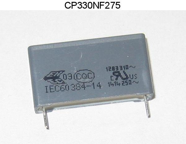 Condensateur mkp x2 275vac 220nf pas 22.5mm