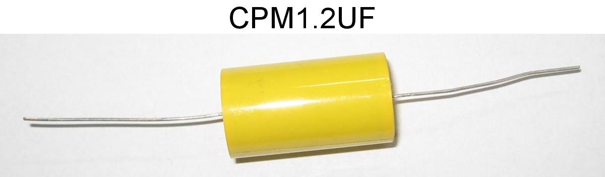 Condensateur polypropylene axial 250v 1.2 uf 14x31mm
