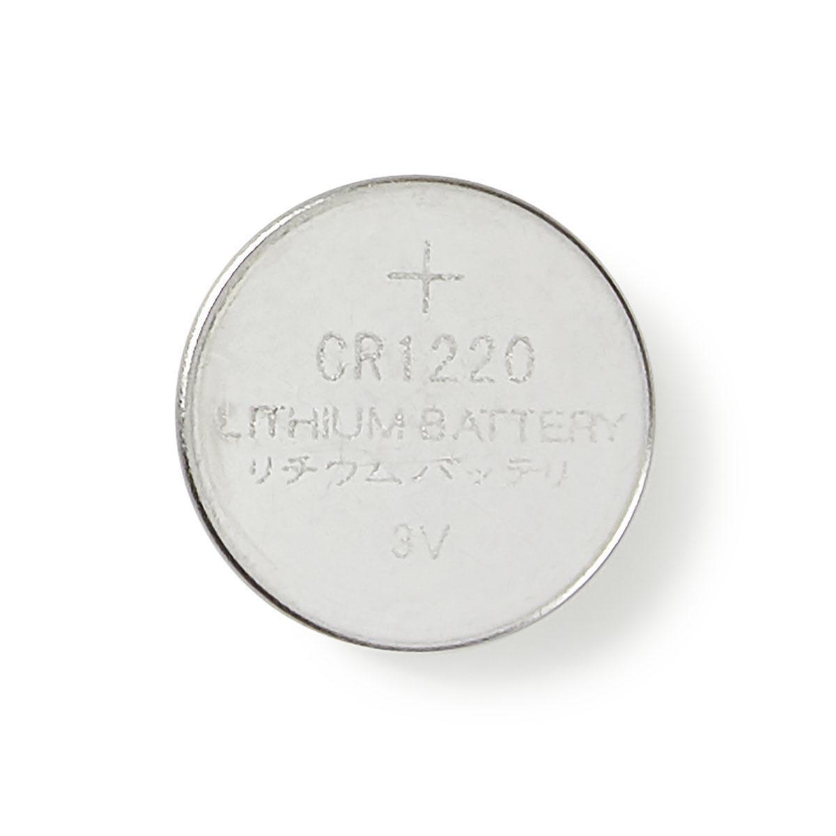 Pile bouton lithium cr1220 3v (lot de 5 pièces)