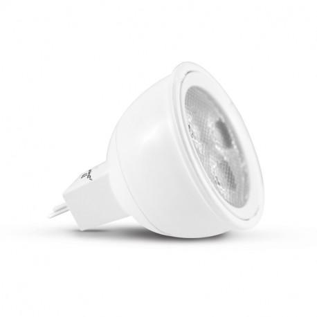 Lampe mr11 gu4 - a led cob 3w - blanc chaud - 3000°k - 220 lumens - 12v - 34 x 40 mm