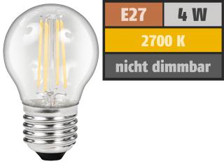 Ampoule a filament led e27 style retro 4w blanc chaud 2700k 470 lumens 45x78mm