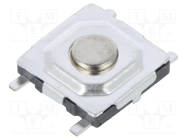 Micro commutateur tact (renault) / off-(on) / 0,05a/12vdc /  smd / 5,2x5,2mm