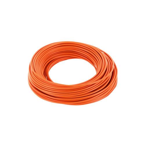 Fil de câblage 0.50 mm orange monobrin longueur 10 m