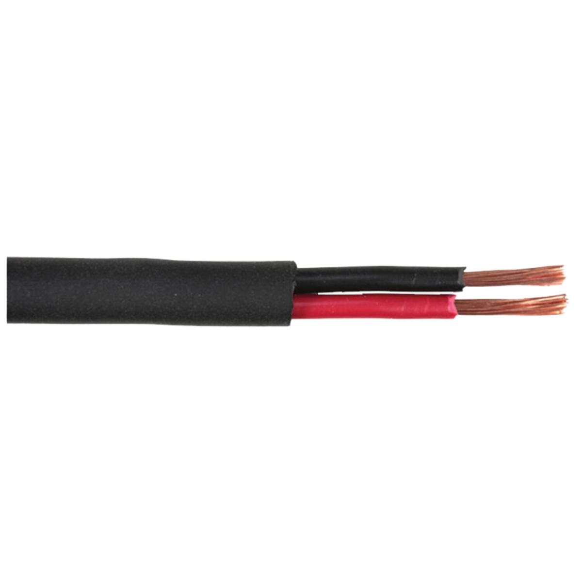 Cable haut-parleur avec gaine 5mm / 2 x 2.5mm2 / l= 100m