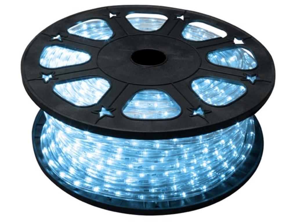 Flexible lumineux bleu 36 led/m 230vac 2.5w/m pour intérieur et extérieur  (vendu au mètre)