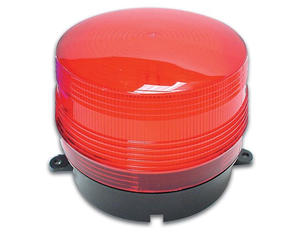 Flash electro. 12v d100x80 mm rouge