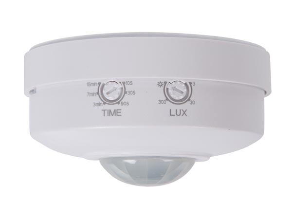 Détecteur de mouvements pir plafonnier blanc