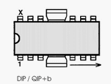 Lin-ic pwr amp 2x4.7w/8e 9v dip12+g
