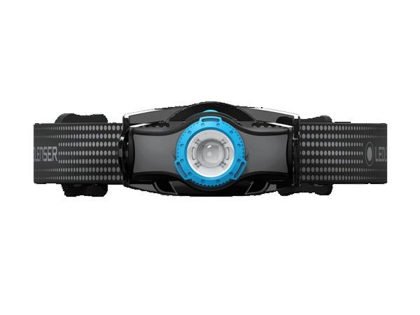 Lampe frontale hybride ledlenser mh3 noire et bleu / 200lumen / longue portée 130m