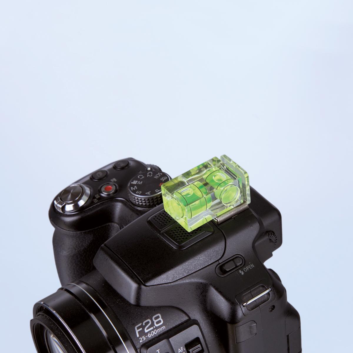 Support avec niveau à bulles pour appareil photo (lxhxl) 33x19x19mm