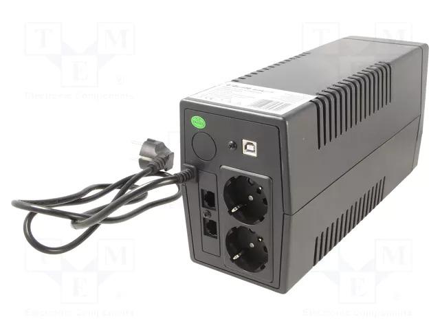 Alimentation de secours (onduleur) / 480w / 230v / 286x100x144mm / prises x2