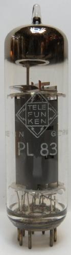 Tube electronique pl83 / 15a6 pentode 9 pins ( noval )