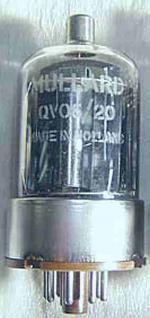 Tube electronique qv06-20 power amplifier tetrode 8 pins