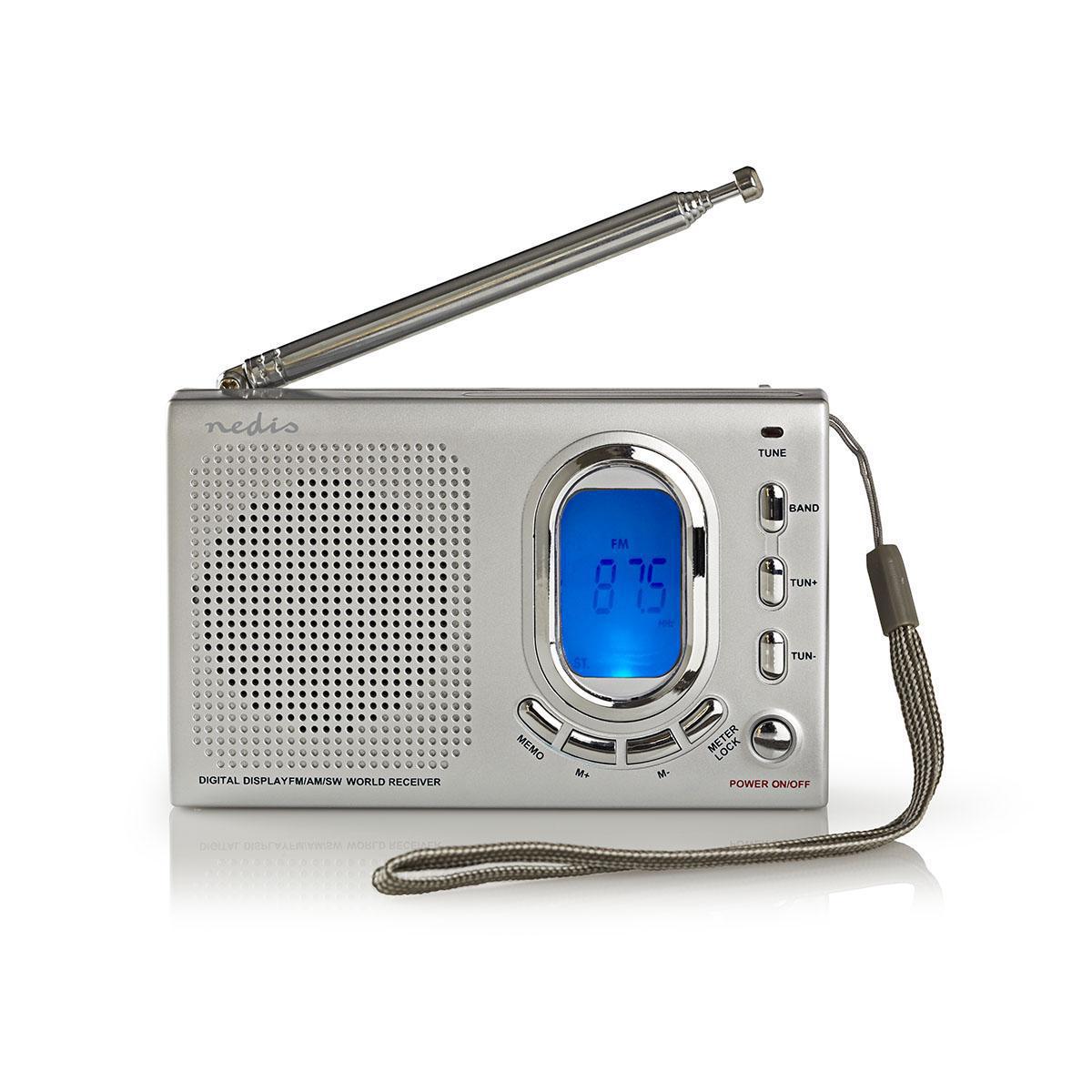 Radio portative fm / am / sw gris