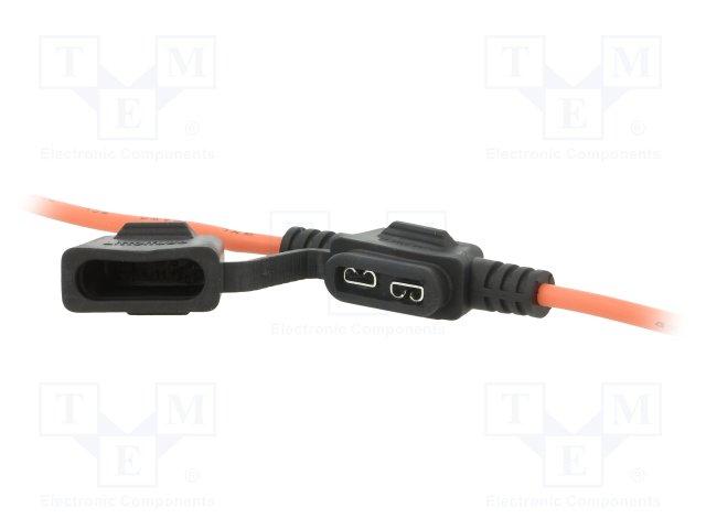 Support pour fusible auto à fil ip67 30a 32v max