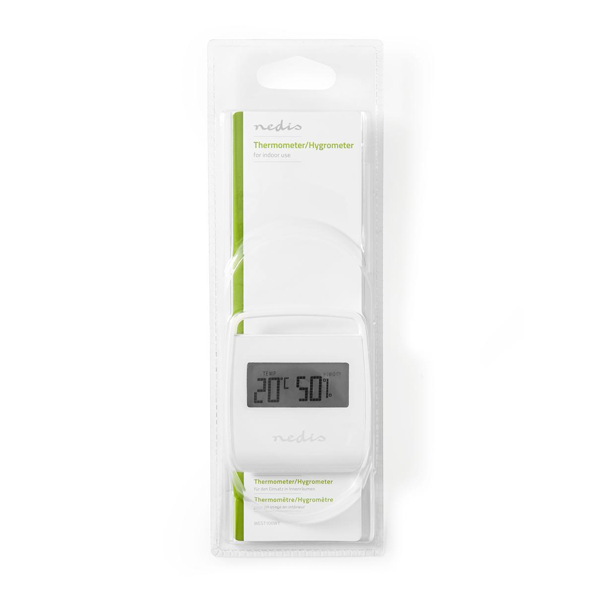Thermomètre / hygromètre intérieur blanc