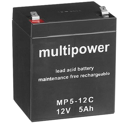 Batterie étanche agm cyclage 12v 5a 90 x 70 x 101mm ( mp1223h )