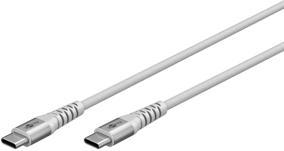 Câble haute qualité usb-c vers usb-c / 0.5 m / 480 mbps / 60w max / connectique métallique