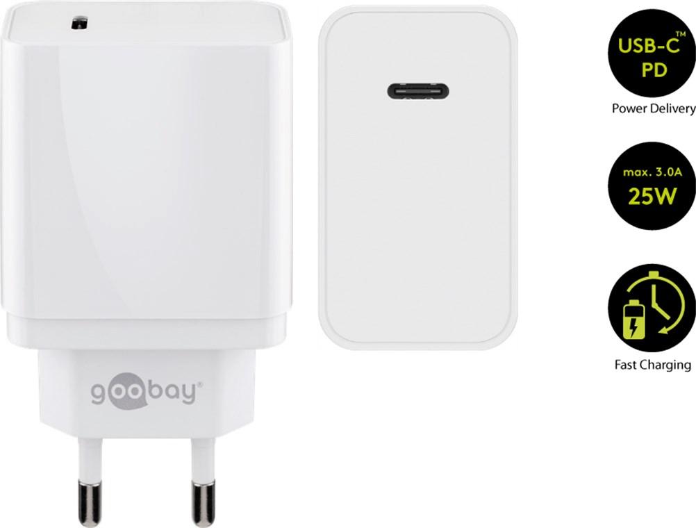 Chargeur rapide usb type c pd3.0 (25 w)