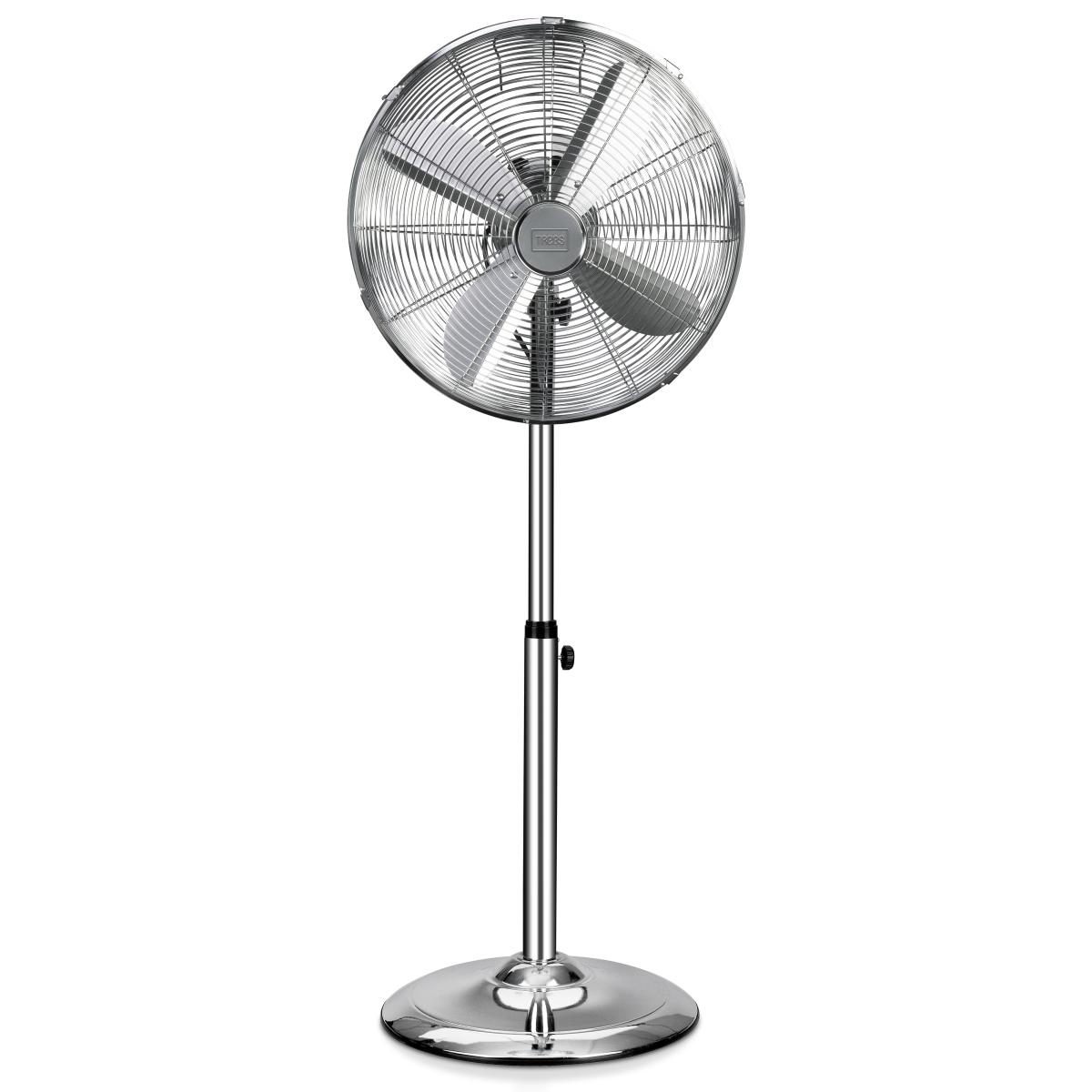 Ventilateur sur pied rétro | diamètre: 40 cm | 50 w | oscillation | 3 vitesses | métal