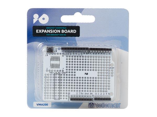 Protoshield avec mini breadboard pour Arduino® uno, concevez vos propres circuits