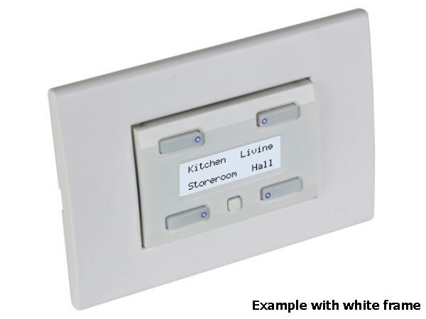 Module de commande avec afficheur lcd configurable 32 fonctions, blanc