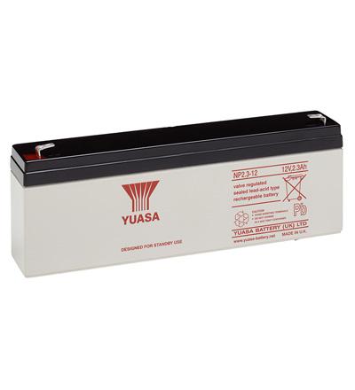 Batterie au plomb agm professionnelle 12v 2.3a 178x34x64mm  yuasa (np2.3-12)
