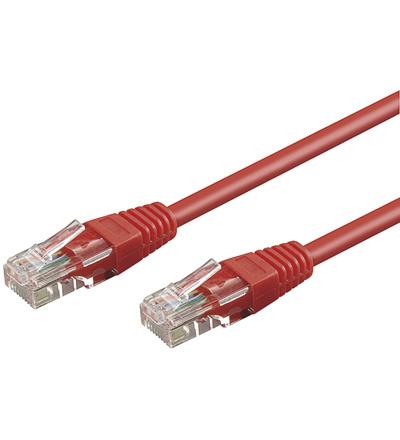 Cable ethernet cat6 utp rouge (5 metres)